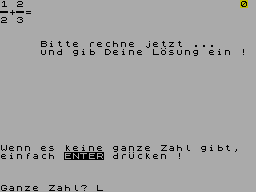 Screen from Bruchrechen-Training