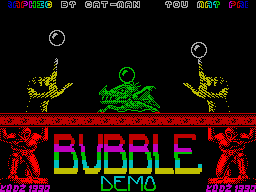 Screen from Bubble Demo