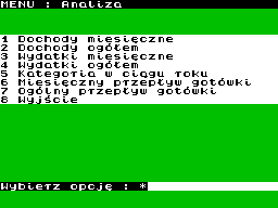 Screen from Budzet Domowy