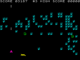 Screen from Bug Blaster
