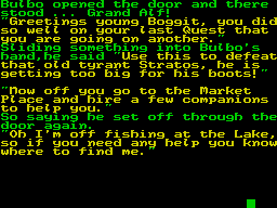 Screen from Bulbo and the Lizard-King