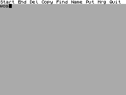 Screen from C Compiler