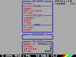 Screen from CD Walk