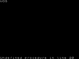 Screen from COMAL 2.0