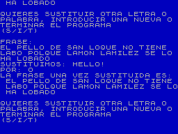 Screen from Cadenas