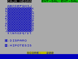 Screen from Caja Negra