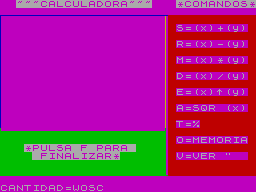 Screen from Calculador [1]