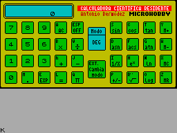 Screen from Calculadora Cientifica Residente