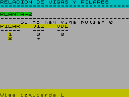 Screen from Calculo de Vigas