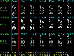 Screen from Cambridge Colour Collection