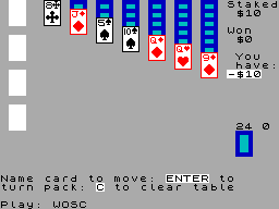 Screen from Canfield version 2
