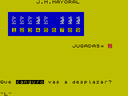 Screen from Cangurin