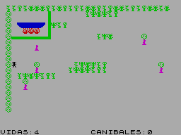 Screen from Canibales