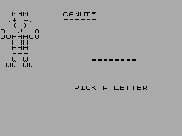 Screen from Canute