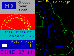Screen from Car Journey