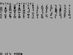 Screen from Caracteres