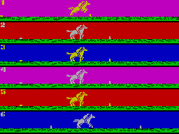 Screen from Carreras de Caballos