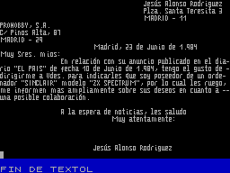 Screen from Carta-64