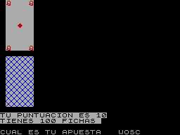 Screen from Cartas 21