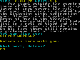 Screen from The Case of the Beheaded Smuggler