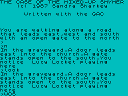 Screen from The Case of the Mixed-Up Shymer