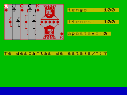Screen from Cassette Juegos