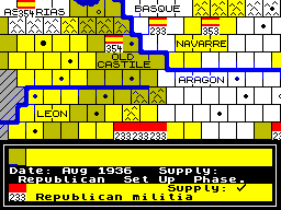 Screen from Caudillo