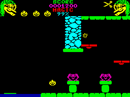 Screen from Cauldron II: The Pumpkin Strikes Back