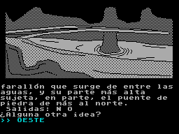 Screen from Las Cavernas de Fafnir