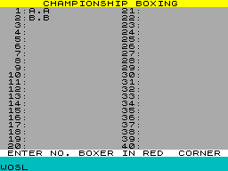Screen from Championship Boxing