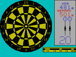 Screen from Championship Darts