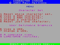 Screen from Character Change