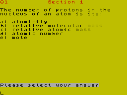 Screen from Chemistry - Practice & Tests O Level