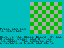 Screen from Chess Tutor 1