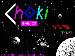 Screen from Choki