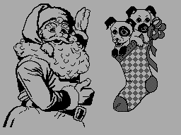 Screen from Christmas PD Clipart Collection