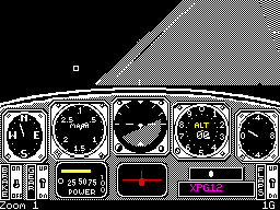 Screen from Chuck Yeager's Advanced Flight Trainer