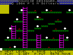 Screen from Chuckie Designer