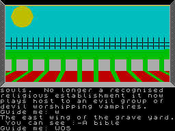 Screen from Church of Death