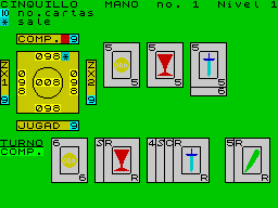 Screen from Cinquillo