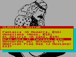Screen from Classical Guitar [1]