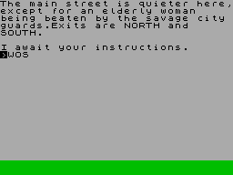 Screen from Claws of Despair