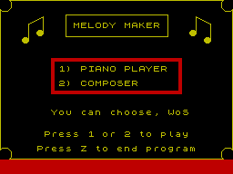 Screen from Clever Clogs - Music