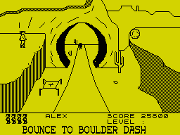 Screen from Cliff Hanger