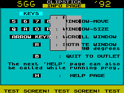 Screen from Clipstick