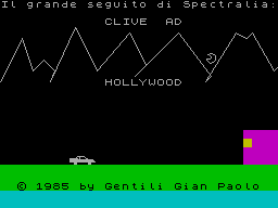 Screen from Clive ad Hollywood