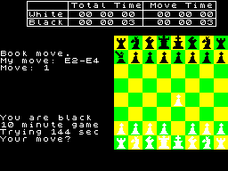 Screen from Clock Chess '89