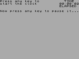 Screen from Clocking On