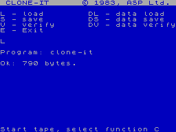 Screen from Clone-it