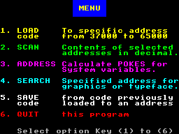Screen from Codescan